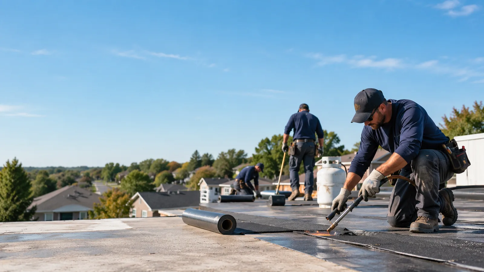 Flat Roof Leak Repair providers in Congerville, IL